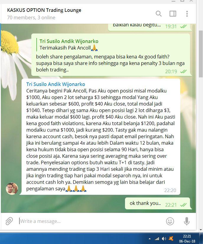 &#91;CASH ACCOUNT&#93; Hati - hati bisa kena SUSPEND 3 bulan karena kesalahan Day trade 