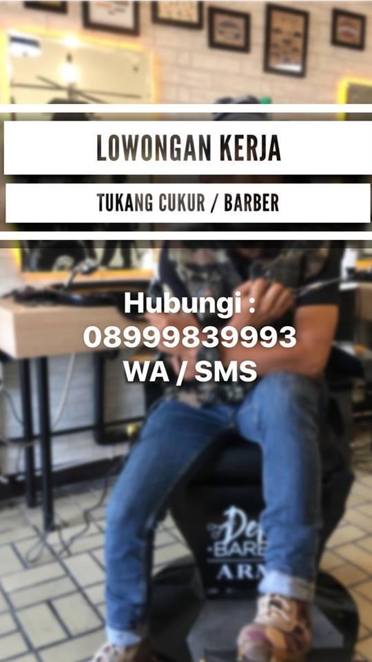 Lowongan kerja barberman / tukang cukur / kapster jakarta, bekasi, sumatera selatan