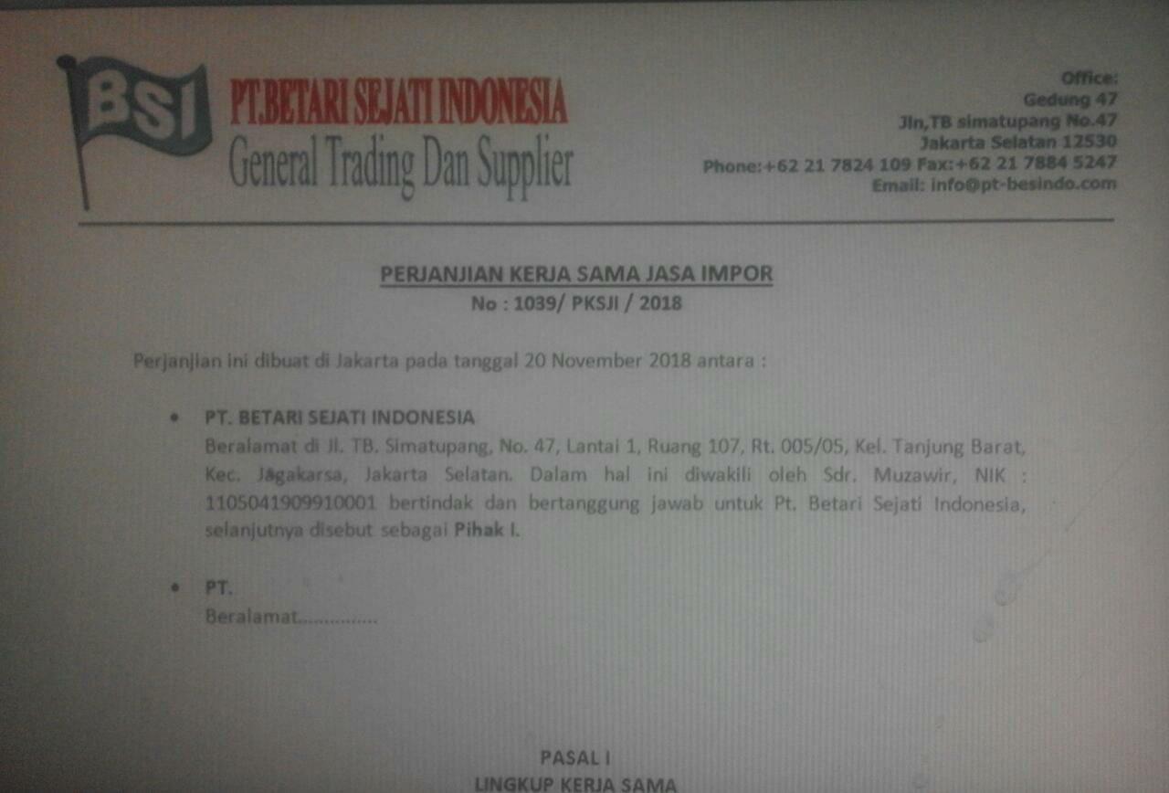 ciri-ciri forwader yang bisa bisa di percaya untuk mengurusi shipment import