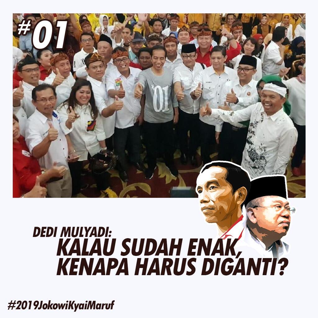 Dedi Mulyadi Buka Suara Alasan Beralih Dukungan dari Prabowo ke Jokowi