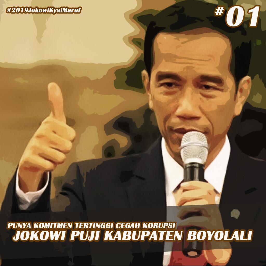Jokowi Puji Boyolali dalam Pencegahan Korupsi