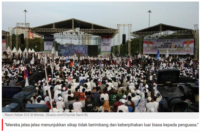 Panita: Media Massa yang Tak Siarkan Reuni Akbar 212 Menyakiti Umat Islam