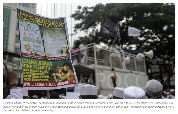 Tiga Alasan Polisi Tidak Tahan Habib Bahar