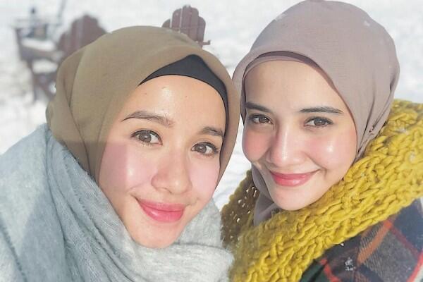 Mewah Abis, 10 Potret Liburan Bella dan Zaskia Sungkar di Amerika
