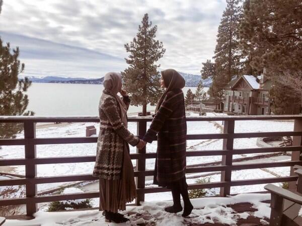 Mewah Abis, 10 Potret Liburan Bella dan Zaskia Sungkar di Amerika