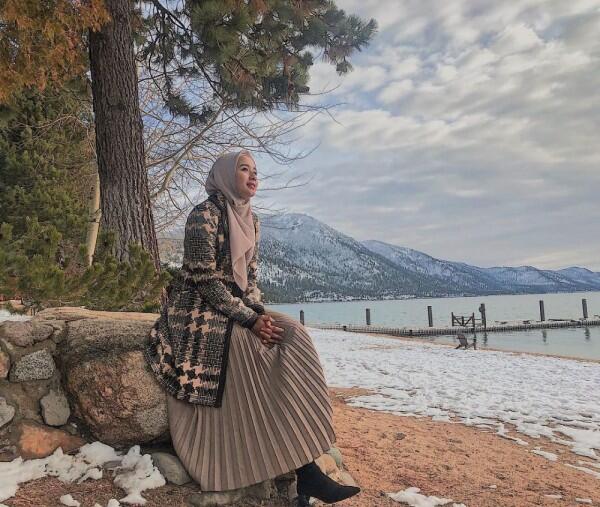 Mewah Abis, 10 Potret Liburan Bella dan Zaskia Sungkar di Amerika