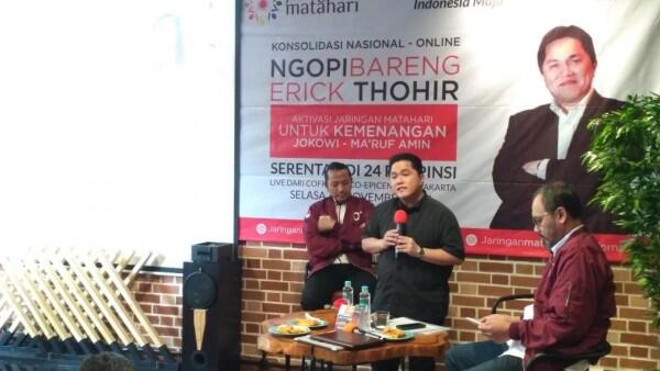 Erick Thohir: Media di Indonesia Transparan dan Objektif