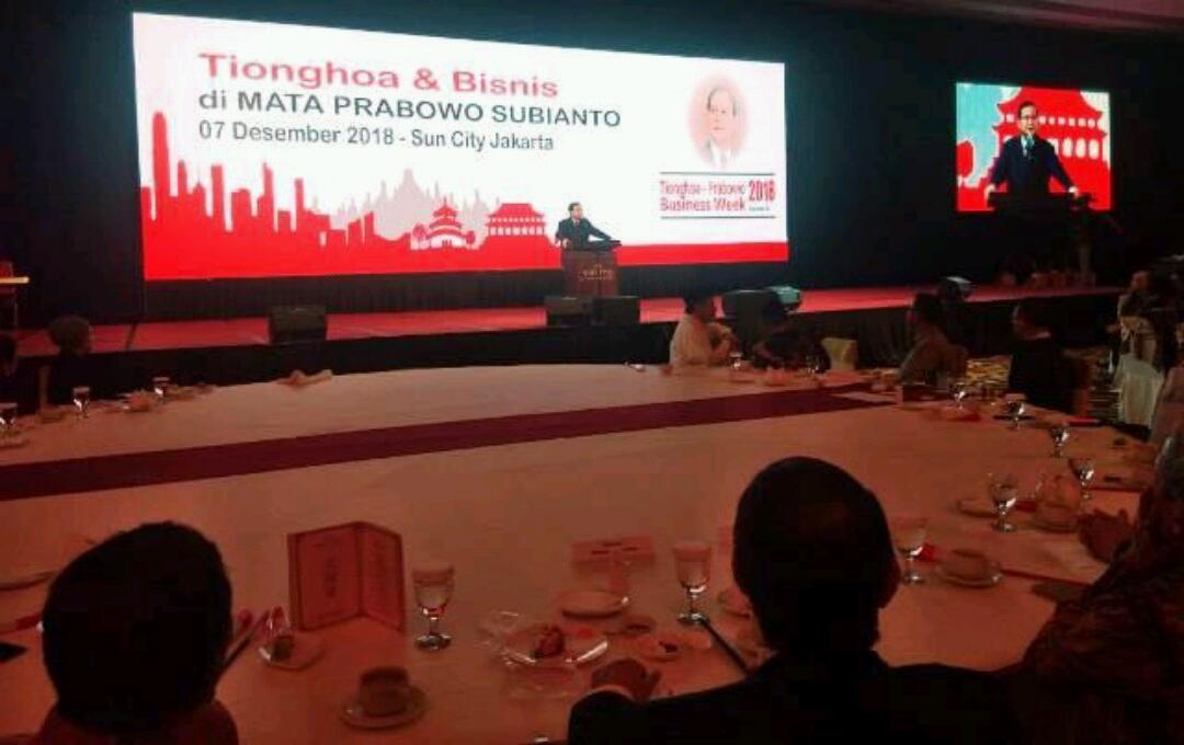 Datang ke Acara Komunitas Tionghoa, Ahok Sumbang Prabowo-Sandi