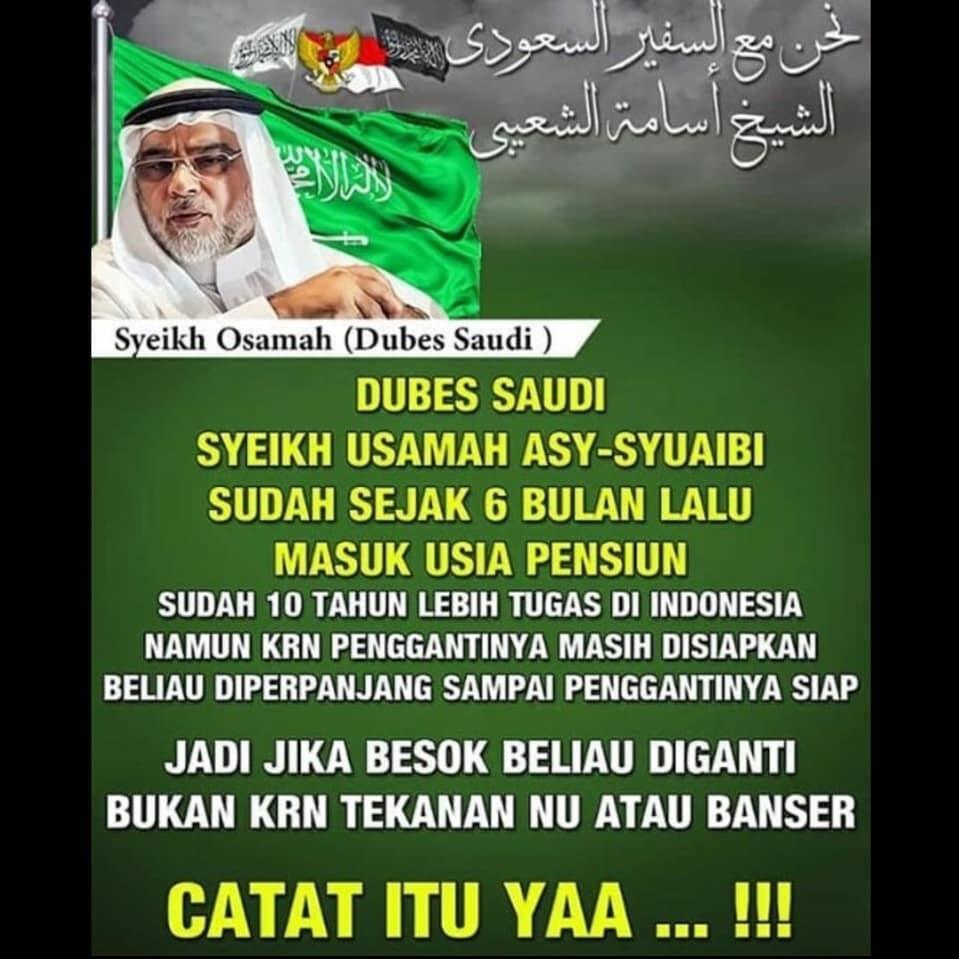 PDIP Ikut Tuntut Dubes Saudi Diganti Terkait Reuni 212