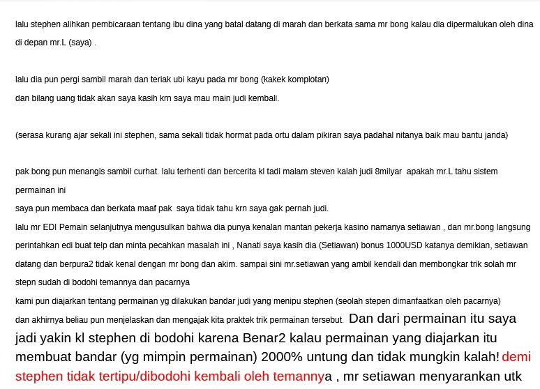 Penipuan terbaru ! Modus mencari kontraktor !!! penipuan kelas kakap !!!