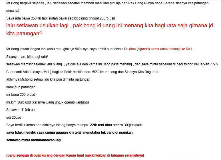 Penipuan terbaru ! Modus mencari kontraktor !!! penipuan kelas kakap !!!