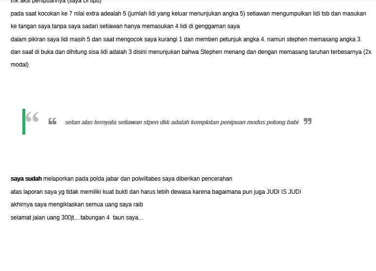 Penipuan terbaru ! Modus mencari kontraktor !!! penipuan kelas kakap !!!