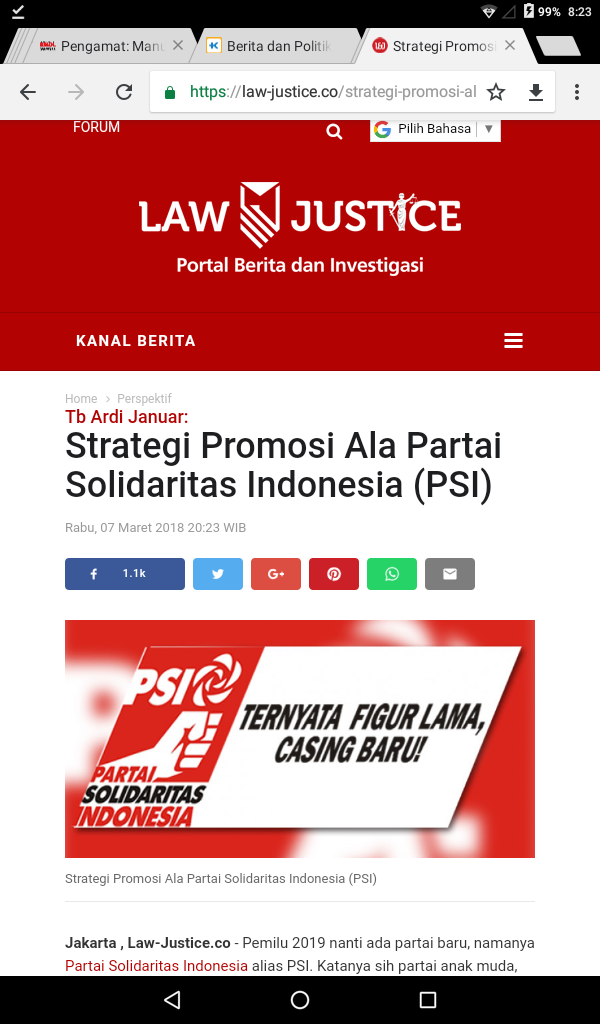 Pengamat: Manuver PSI Kerap Merugikan Jokowi