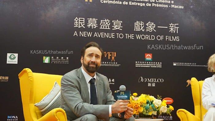 Sebagai Talent Ambassador IFFAM 2018, Ini Kata Nicolas Cage
