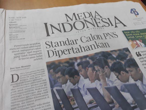 Media Indonesia Raih Penghargaan Berbahasa Indonesia Terbaik