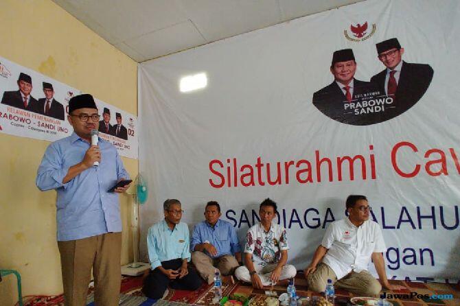 Sandiaga akan Pindahkan Markas ke Jateng, TKD Jokowi: Silakan Saja