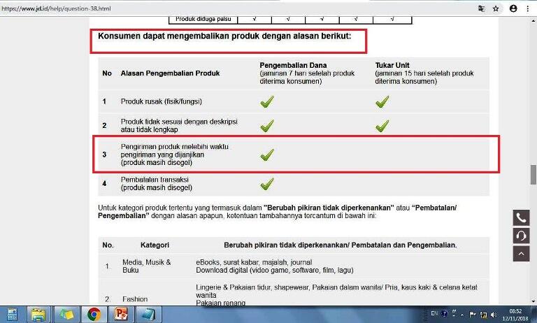 JD.id Barang uda di kurir tp tidak dikirim2, Jaminan Pengiriman/Refund Tidak Berlaku.