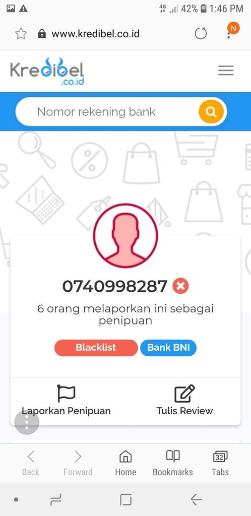 Penipuan atas nama miftashop_christmas IG Pohon Natal termurah