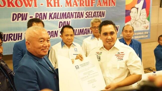 PAN Copot Ketua DPW Kalsel yang Dukung Jokowi-Ma'ruf