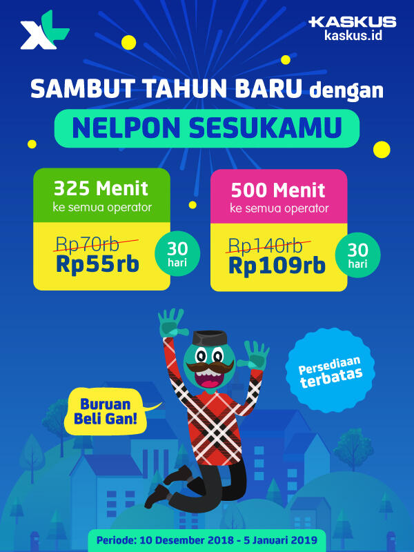 Nelpon Sepuasnya Di Akhir Tahun Dengan Paket Nelpon XL Anynet Murah!