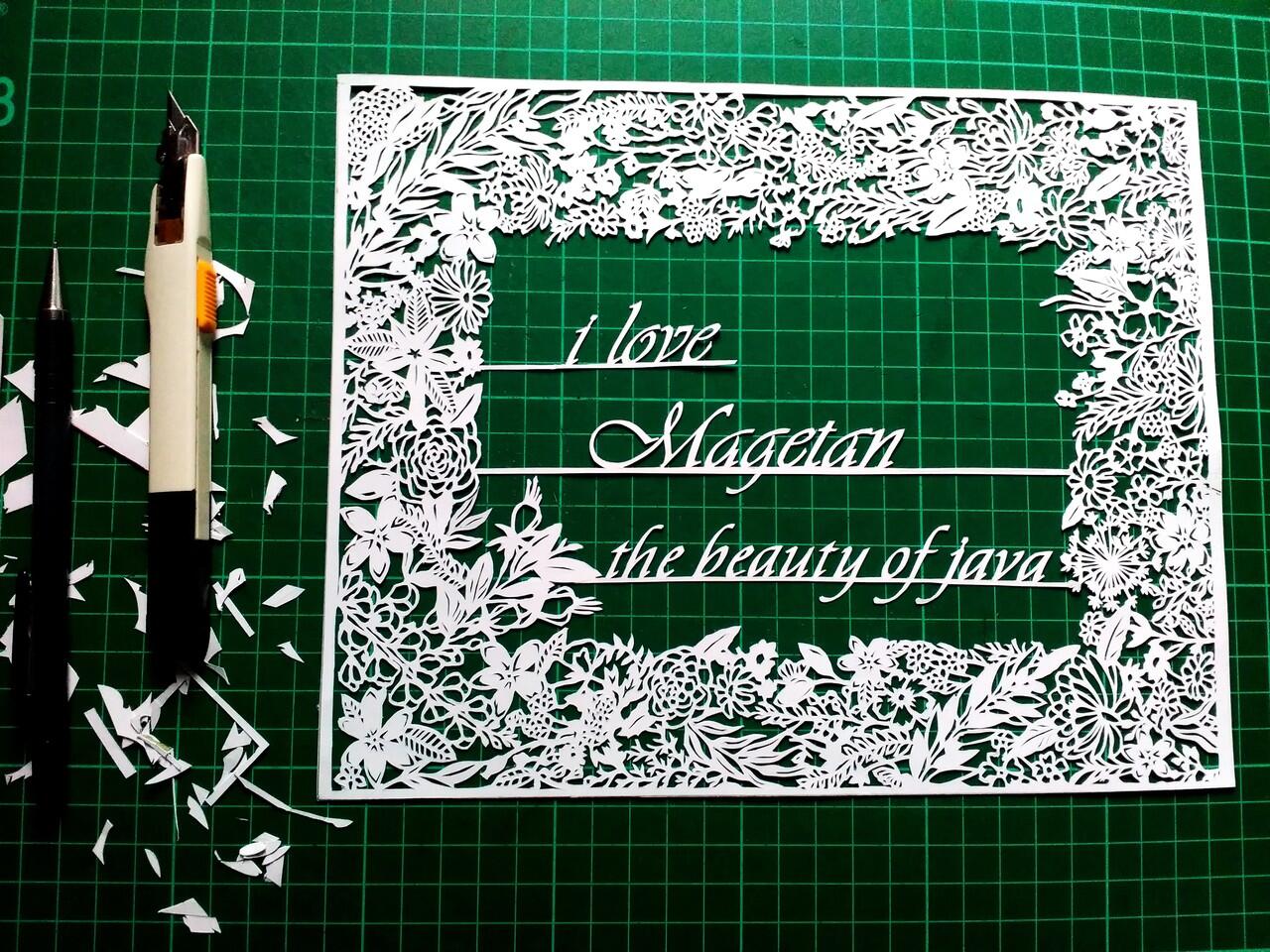 Kaligrafi Paper Cutting Keren Cuma Modal Kertas KASKUS