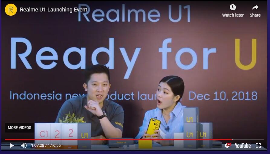 Habis Nontonin Launchingnya, Ini Yang Menggoda dari Realme U1 Versi Gue Gan.