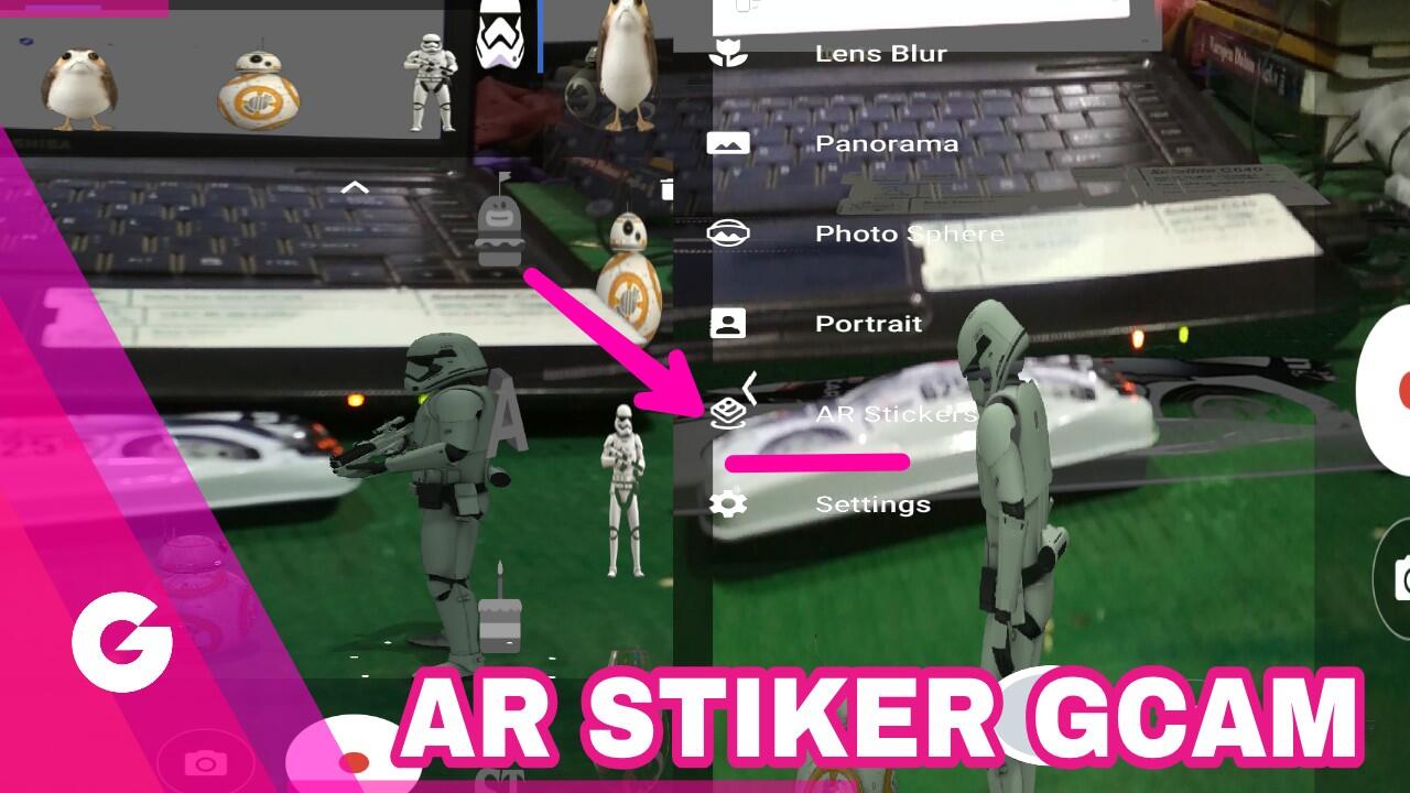 Mudahnya Pasang AR Stiker Google Kamera No Root