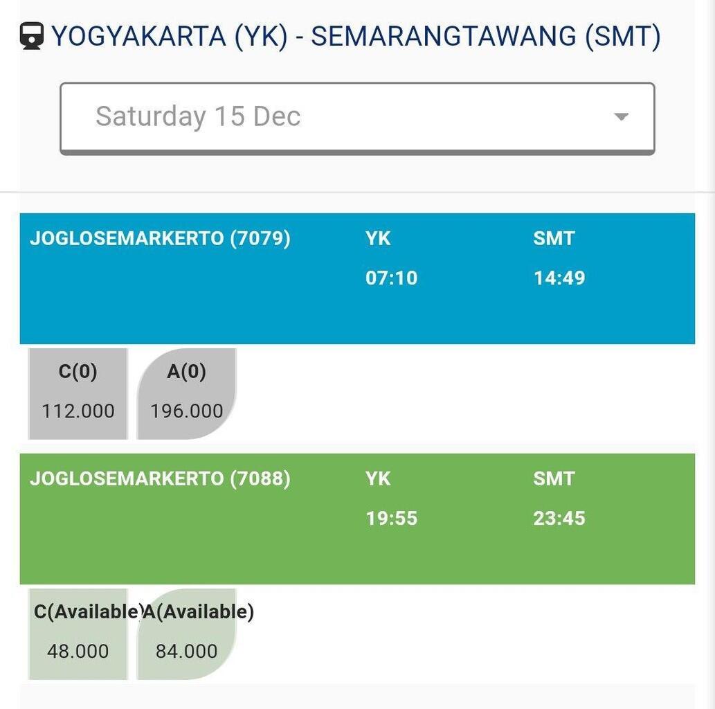 Cara Naik Kereta dari Jogja ke Semarang Tanpa Transit