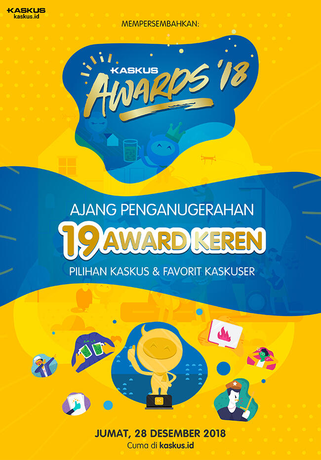 Meriahkan Akhir Tahun Bersama KASKUS Awards 2018 Yuk!