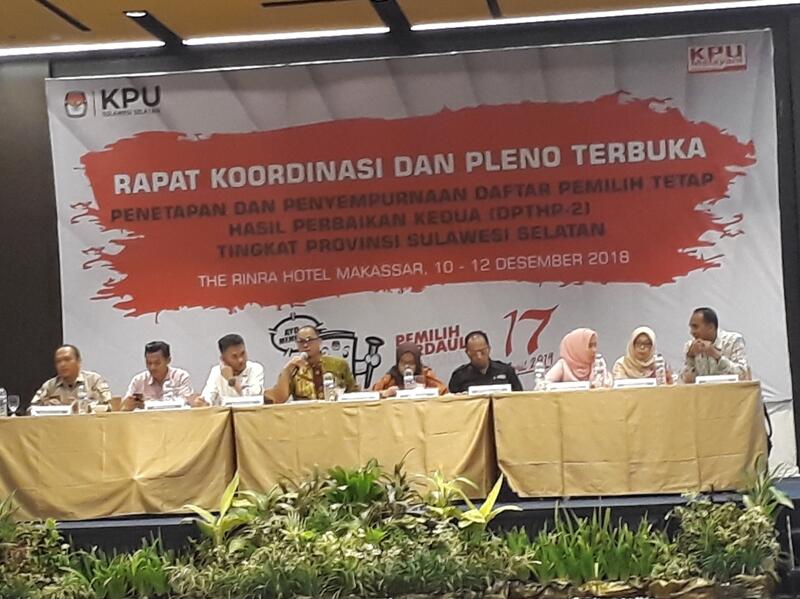 KPU Sulsel Akomodasi 115 Ribu Pemilih Tanpa KTP-el