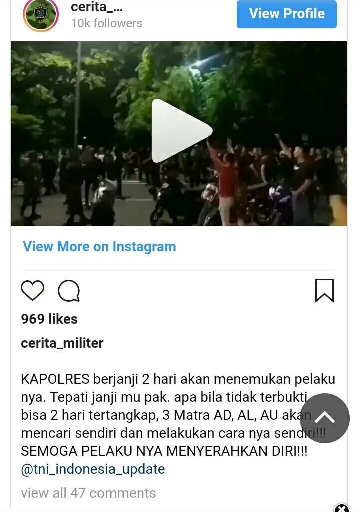 Video Detik-detik TNI Dikeroyok Tukang Parkir