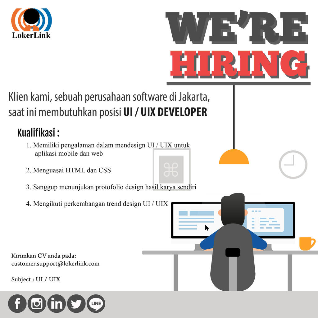 WE'RE HIRING! 4 positions below in Jakarta!