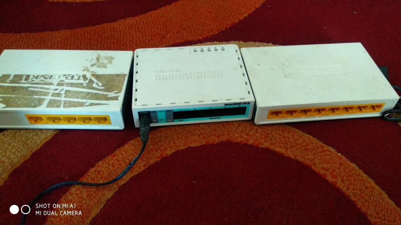 mikrotik dan hub, 500 rb