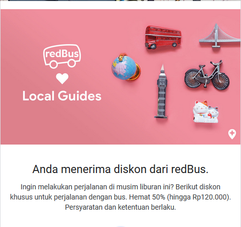 Voucher Pesan dari redBus (GRATIS!!!!)