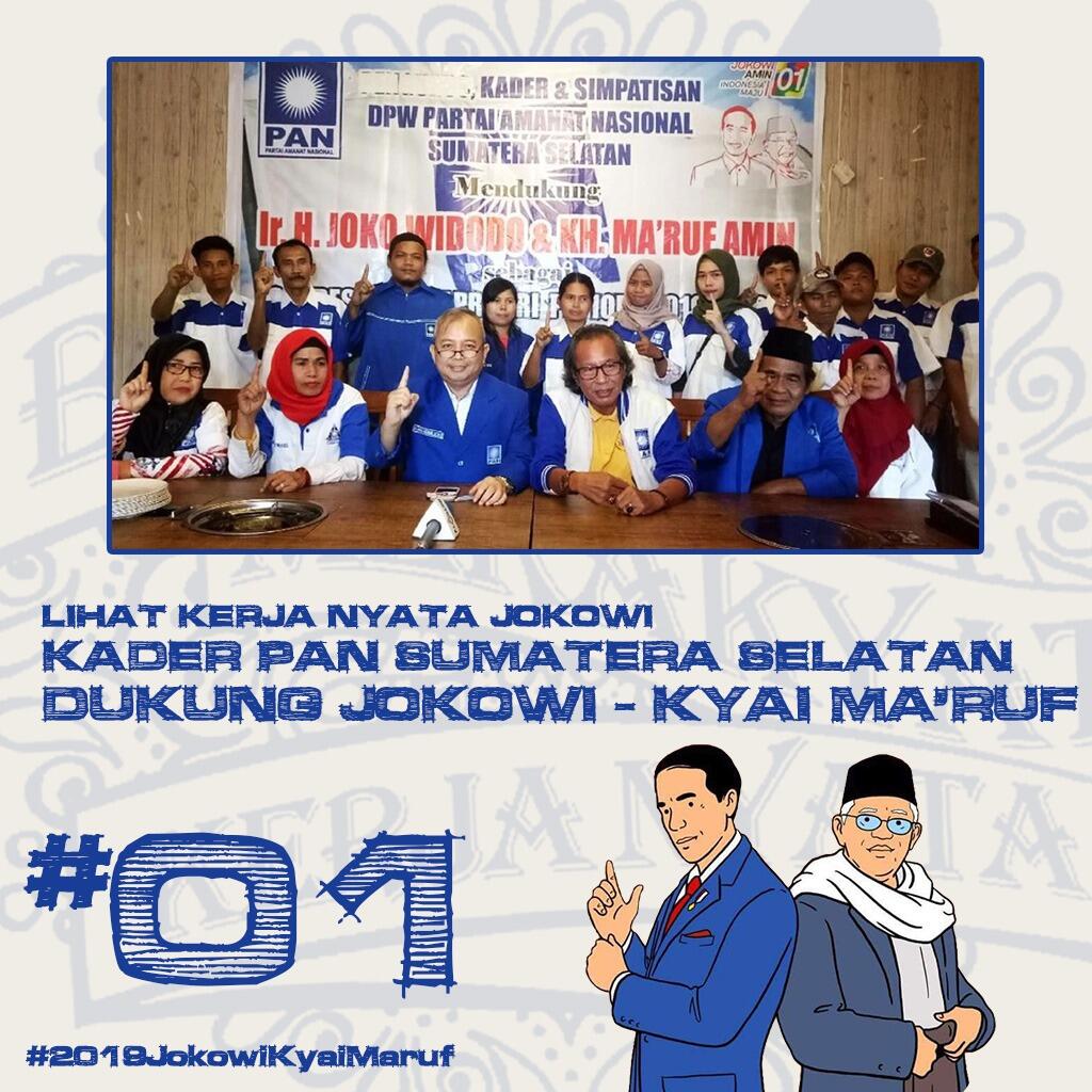 Alasan Kader PAN Sumsel Dukung Jokowi: Kerja Nyatanya Sudah Terasa