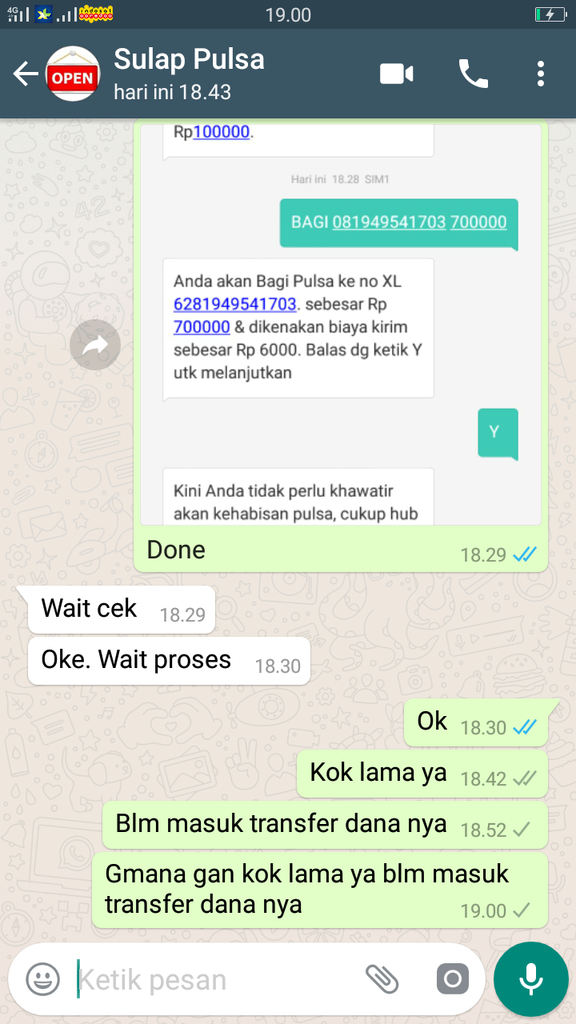 PENIPUAN CONVERT PULSA