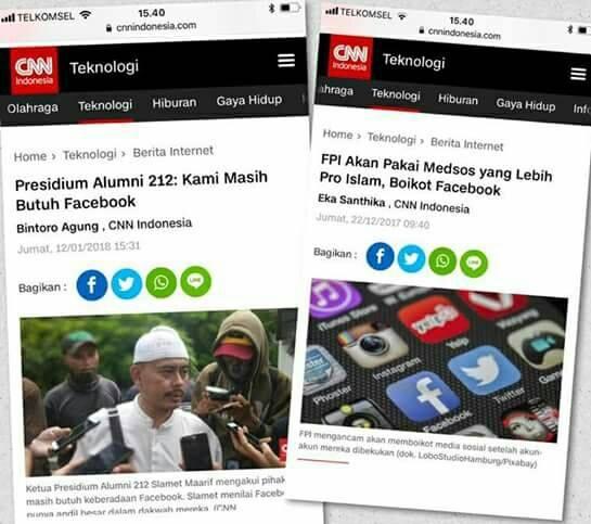 Dipertanyakan, Alasan Facebook Men-suspend FPI Dan Habib Rizieq