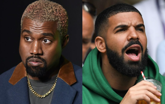 Babak Baru Perseteruan Drake dan Kanye West