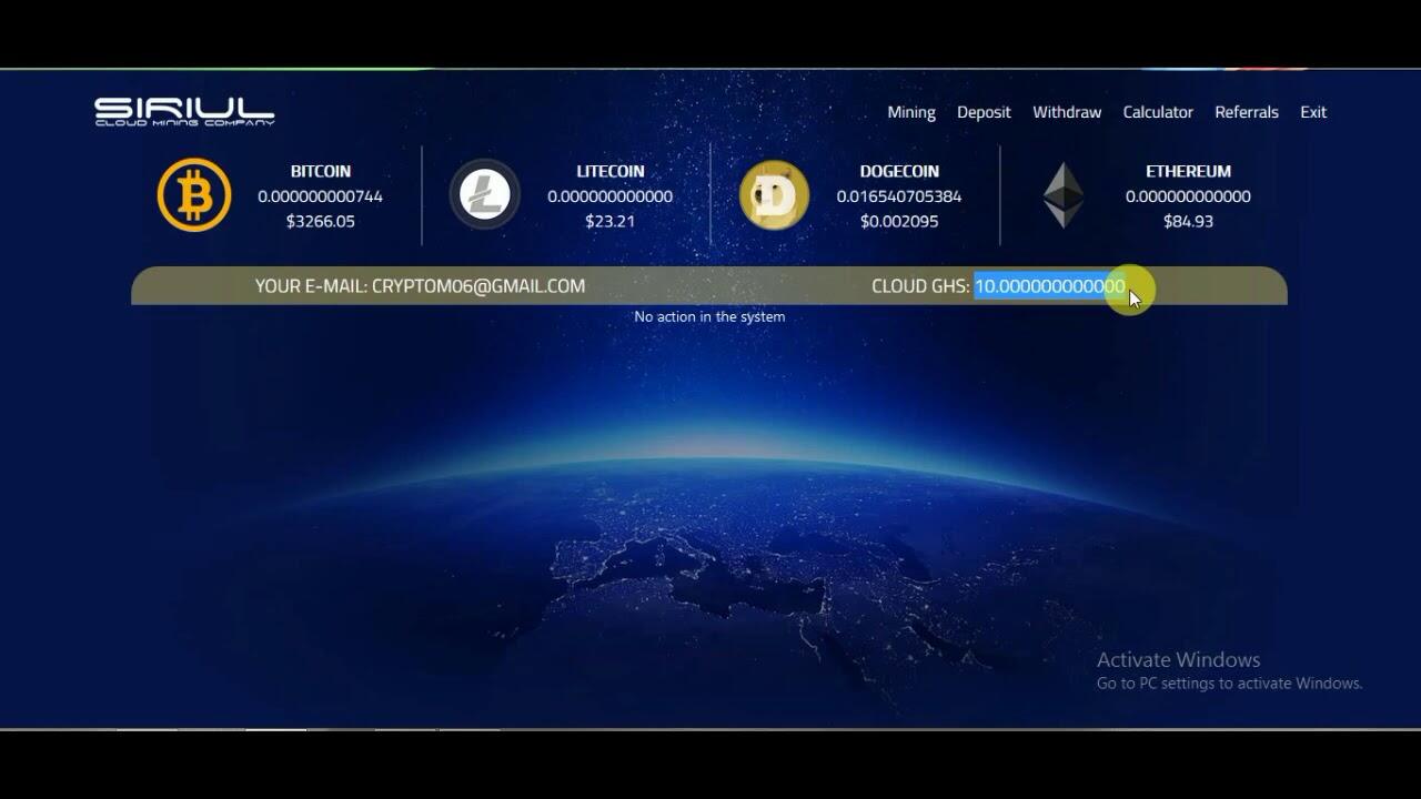 MINING GRATIS CLOUD GHS: 10.000000000000 (BTC,LTC,ETH &amp; DOGE) DALAM 1 WEB!!!