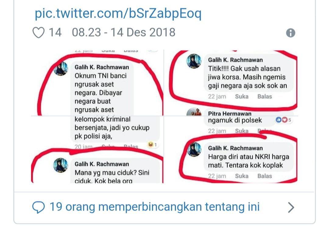 Gagah di Medsos Hina TNI Banci, Keciduk Kaya Ayam Kehujanan
