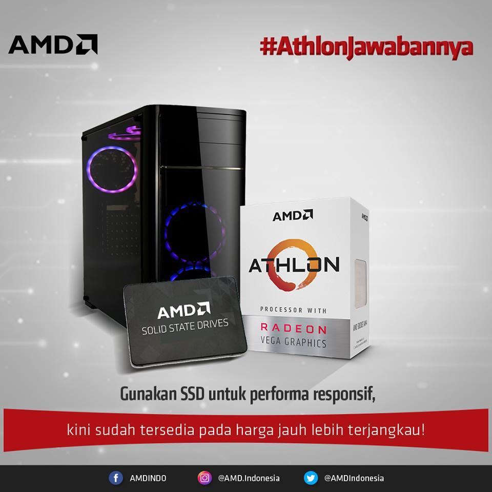 Simak Tips Rakit PC Harga Terjangkau, Performa Bertenaga dengan AMD Athlon 200GE Gan!