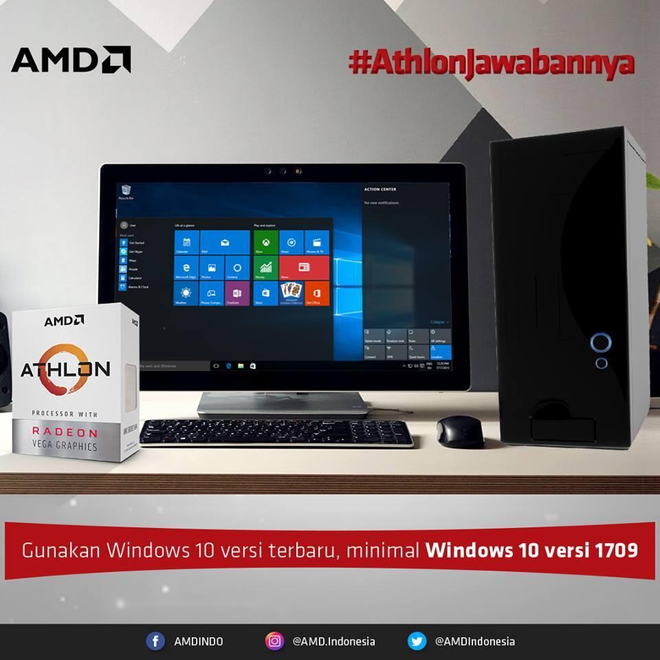 Simak Tips Rakit PC Harga Terjangkau, Performa Bertenaga dengan AMD Athlon 200GE Gan!