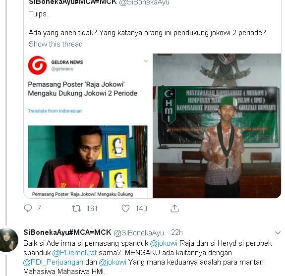 Viral! Perusak Baliho SBY Ternyata Pengagum Ust Somad, Ust Alhabsi, Sandi dan PKS