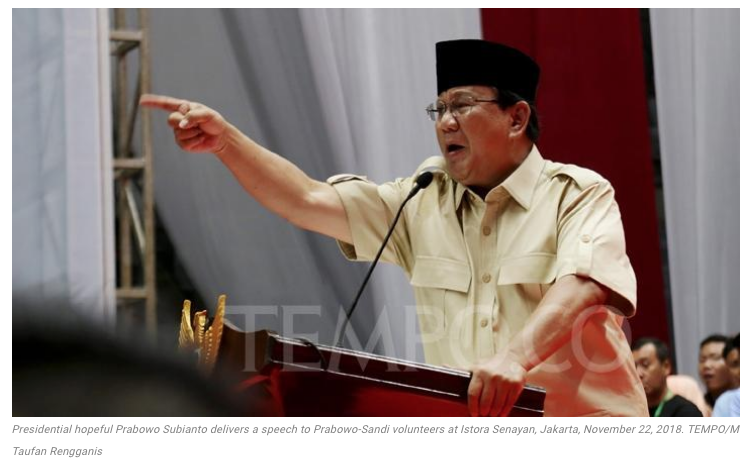 Bedanya Jokowi dan Prabowo saat Bicara di Depan Umum
