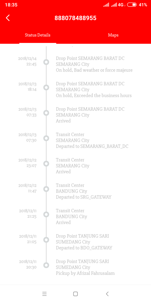 service J&T kok gini...?