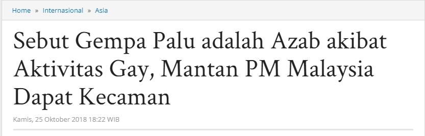 Ilmuwan Inggris Bantah Tsunami Palu Akibat Saluran Bawah Laut