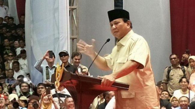 Prabowo Subianto: Mata Wartawan Ada di Dengkul