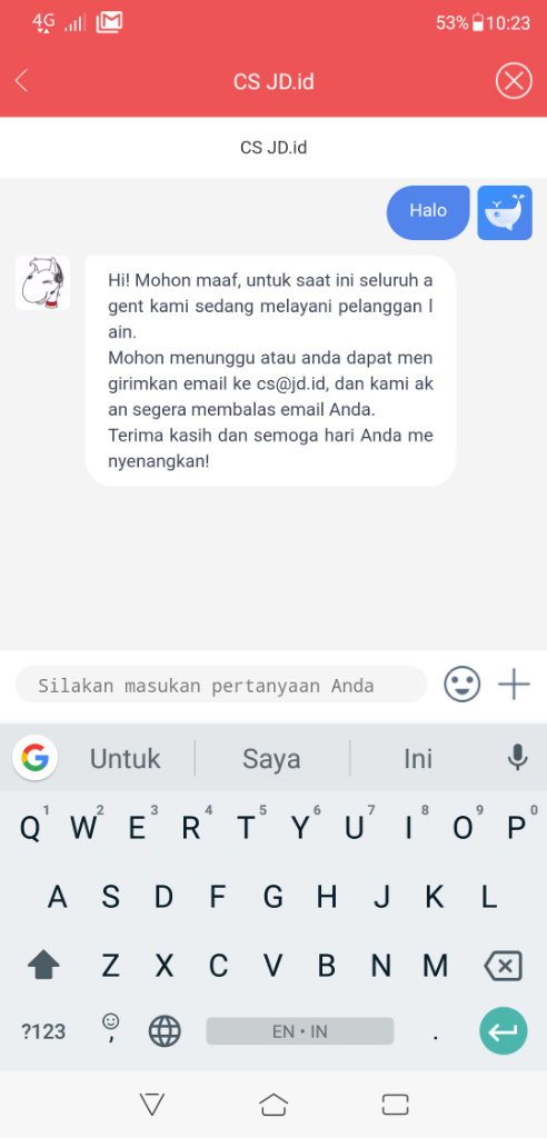 REFUND JD ID YANG GA MASUK MASUK