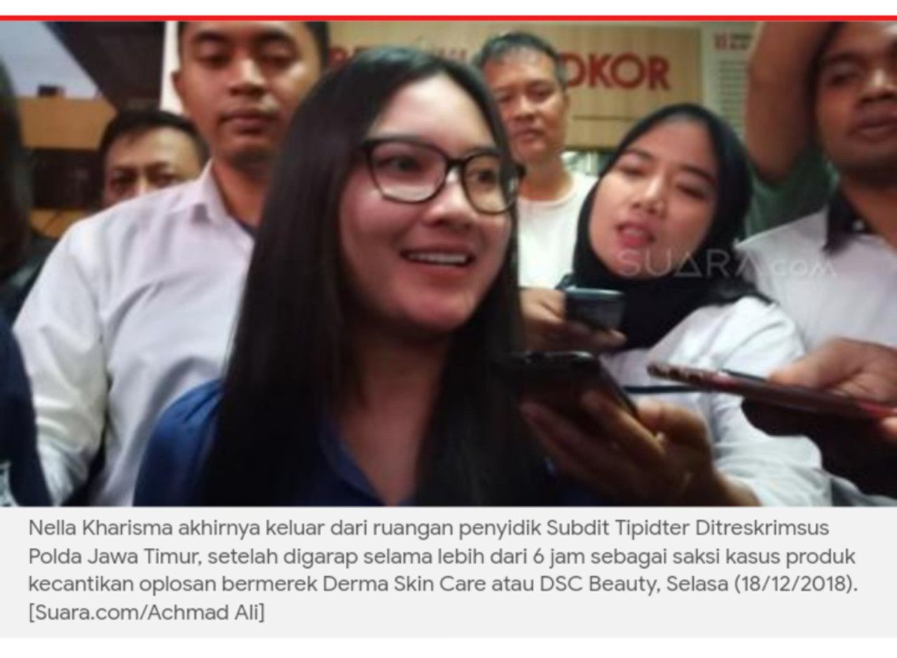 Enam Jam Digarap Polisi, Nella Kharisma Tertawa Lebar