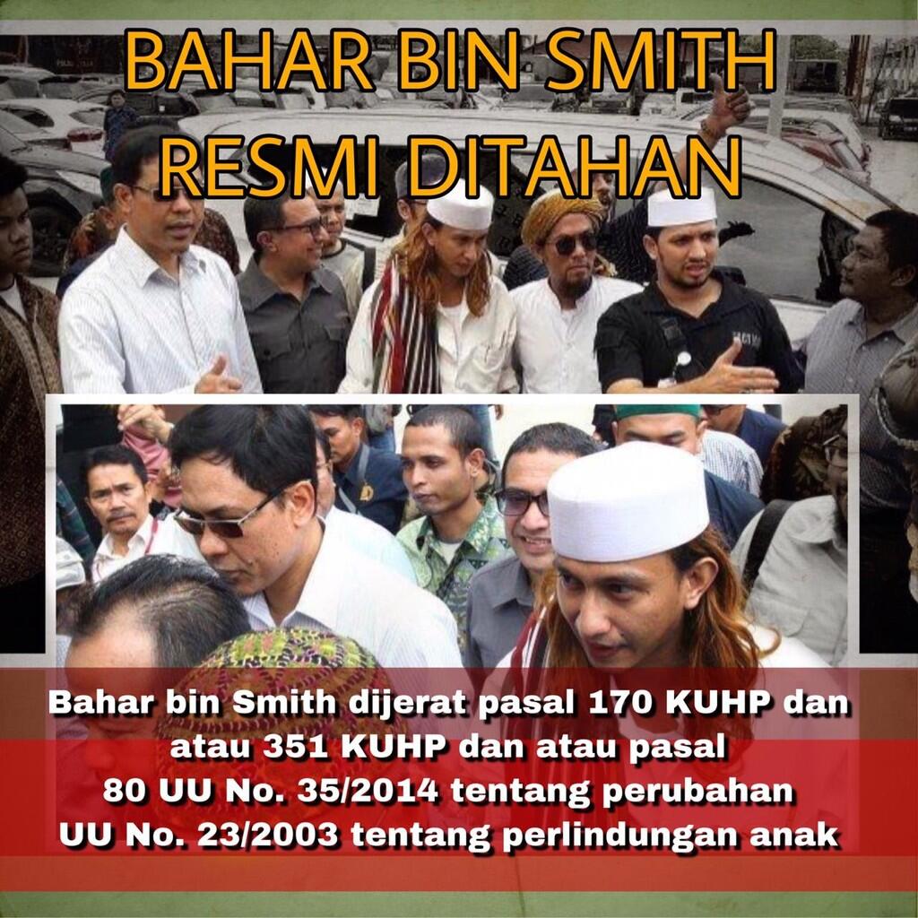 Akhirnya Keinginan Bahar bin Smith untuk Membusuk di Penjara Terkabul